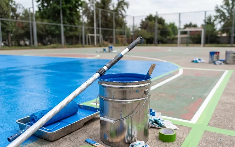 Servicio de Pintado de Canchas Deportivas