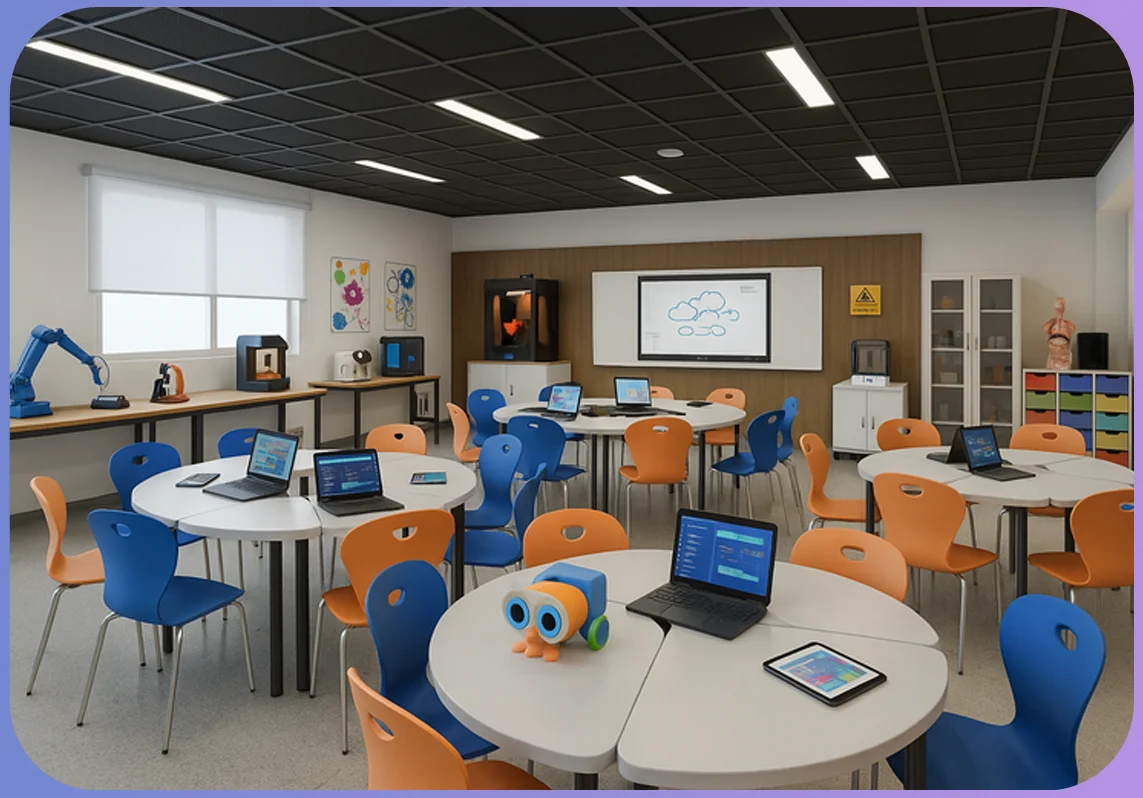 Sala Tecnología STEM EDU21 - Laboratorio innovador de ciencias y tecnología